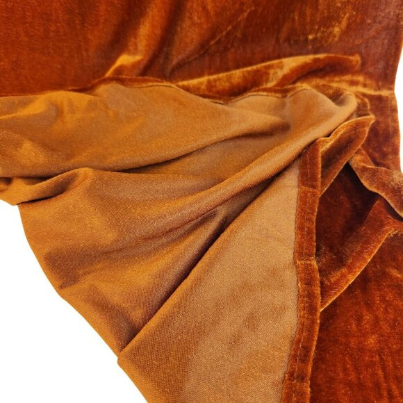 Luxurious Terracotta Rust Velvet Table Runner 10ft Long Wedding & Fall Decor Dis - Picture 5 of 10